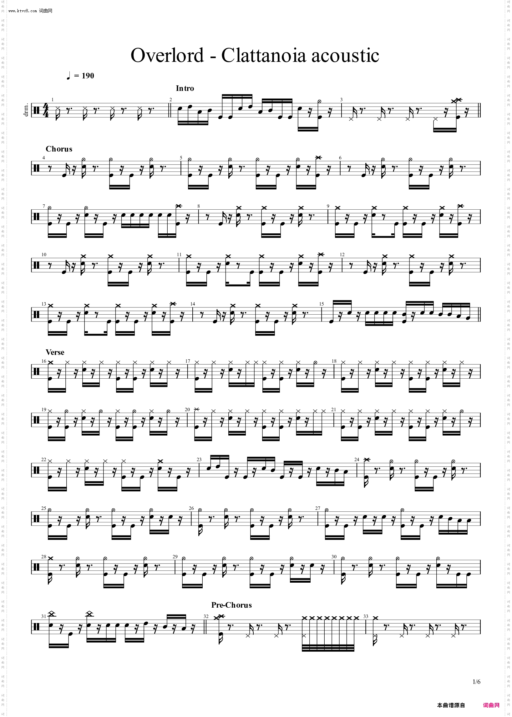 Overlord - Clattanoia acoustic
