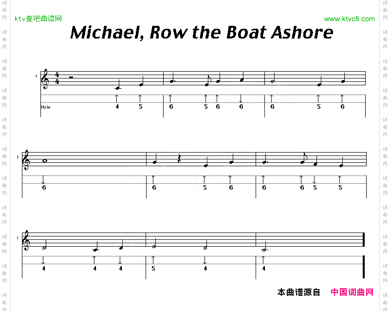 Michael,RowtheBoatAshore布鲁斯