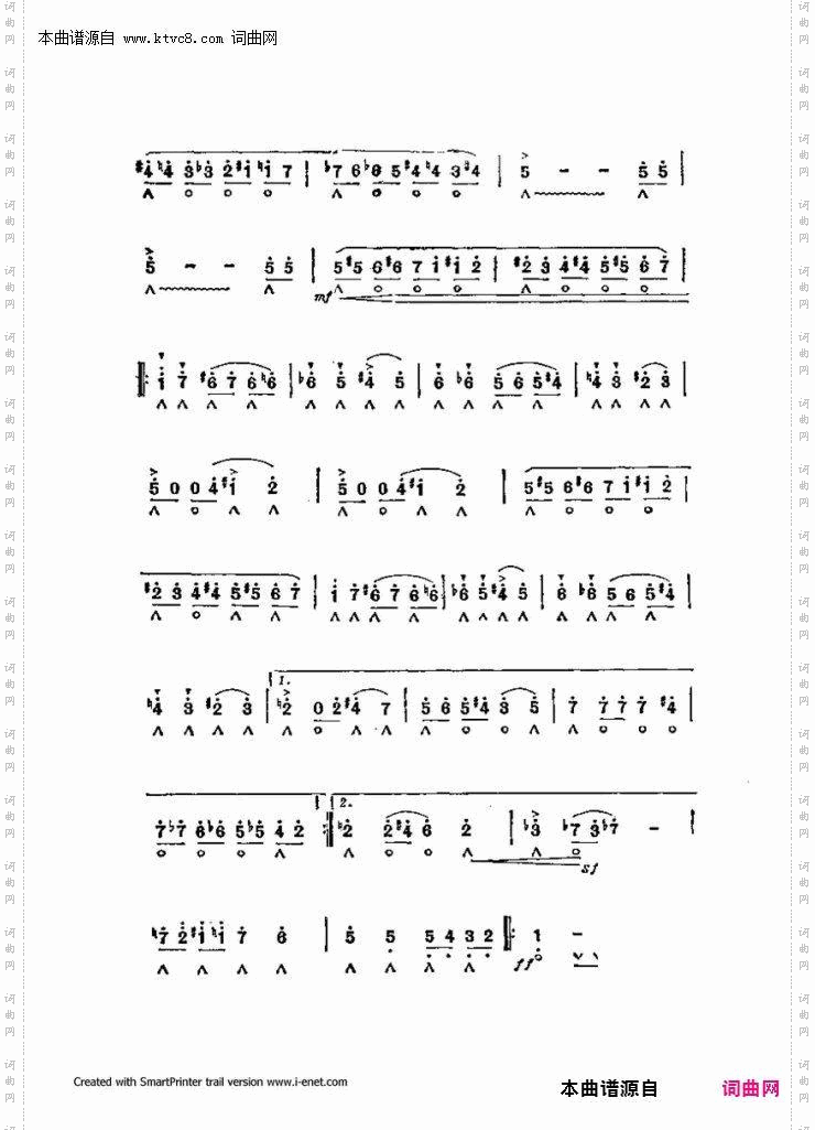 口琴演奏中外名曲60首_第三部分共三部分