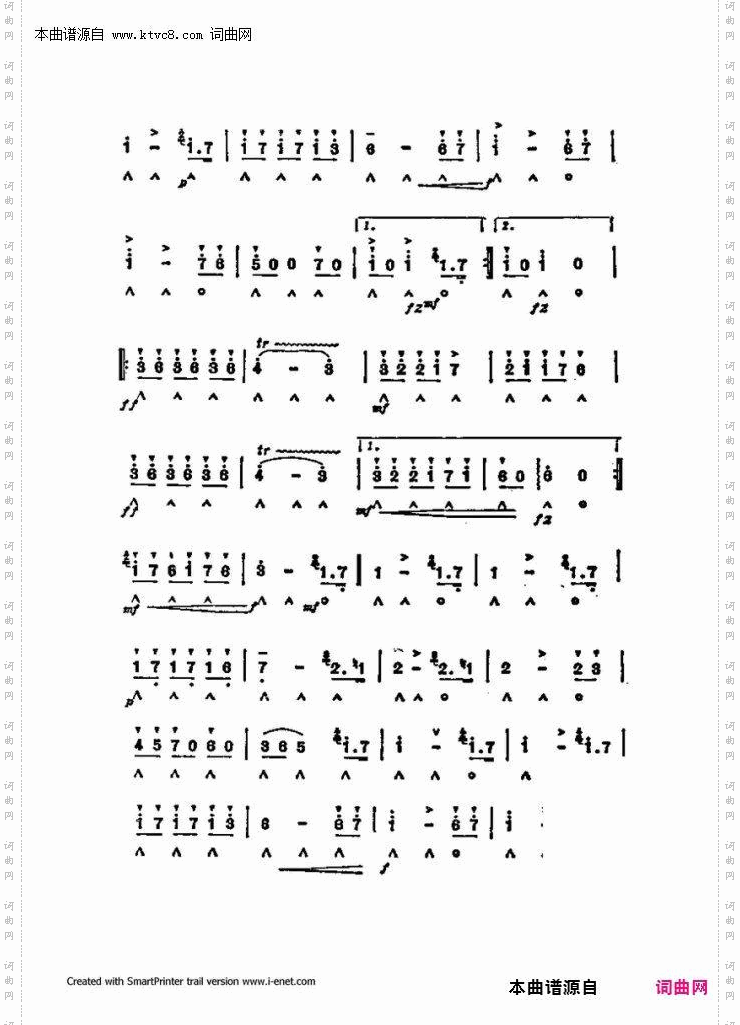 口琴演奏中外名曲60首_第一部分共三部分