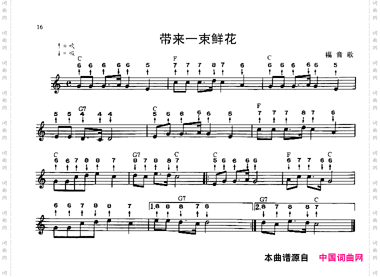 带来一束鲜花布鲁斯