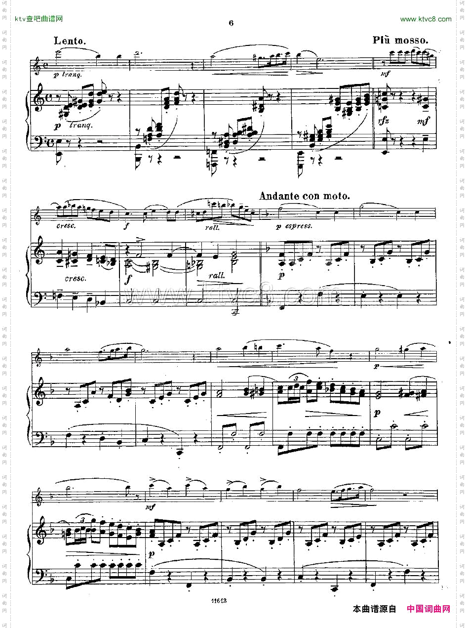 Opern-Transcriptionen.Op.45-1长笛+钢琴伴奏