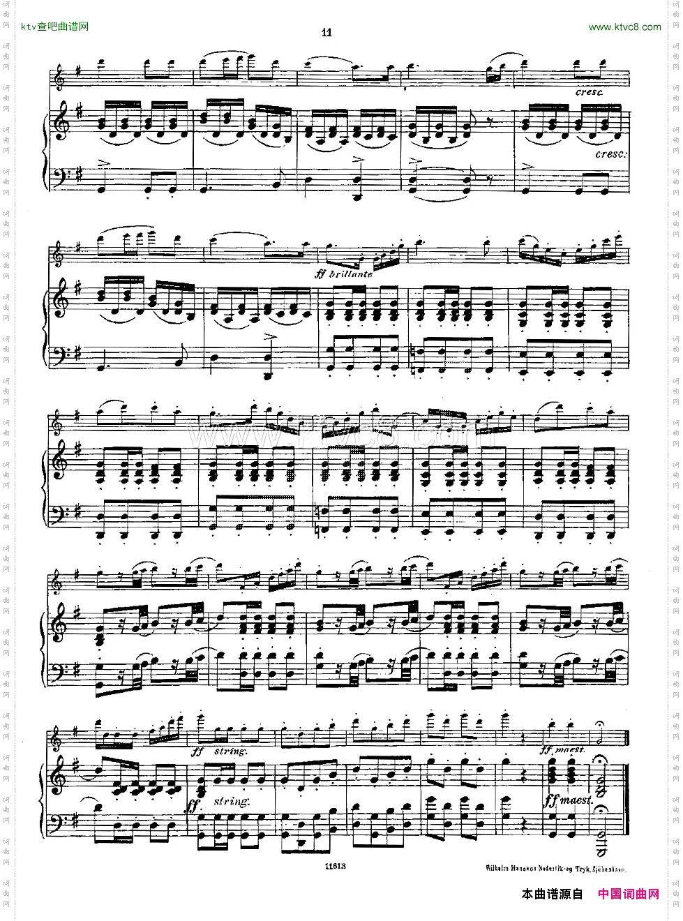 Opern-Transcriptionen.Op.45-1长笛+钢琴伴奏