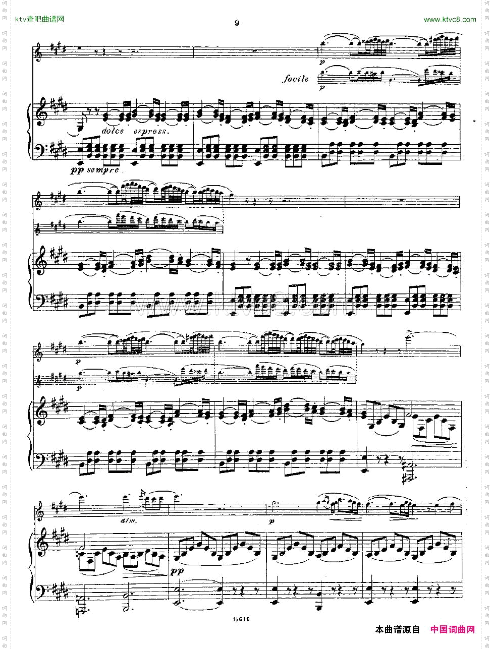 Opern-Transcriptionen.Op.45-2长笛+钢琴伴奏