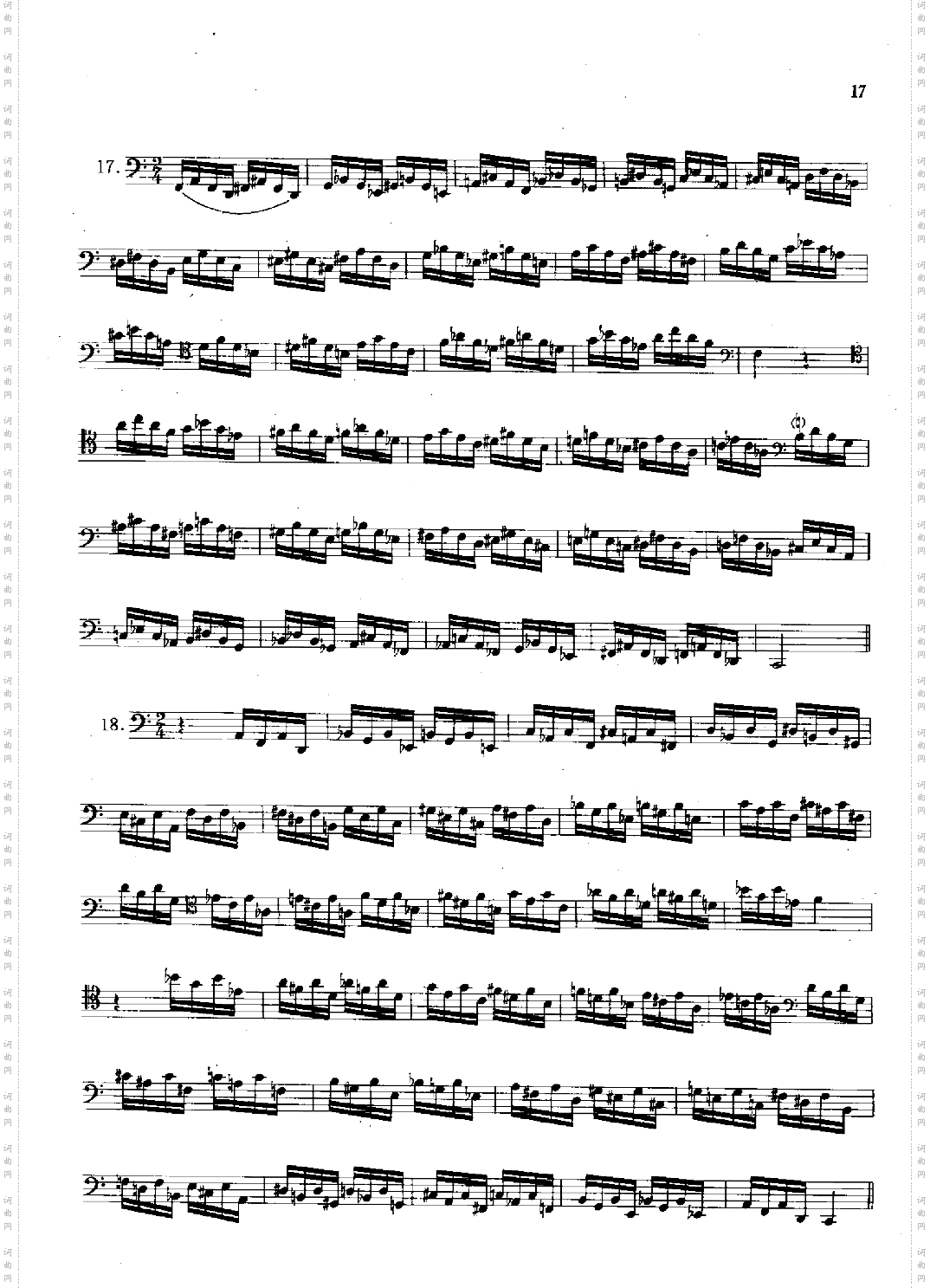 大管高级练习曲[每日练习]管乐类大管