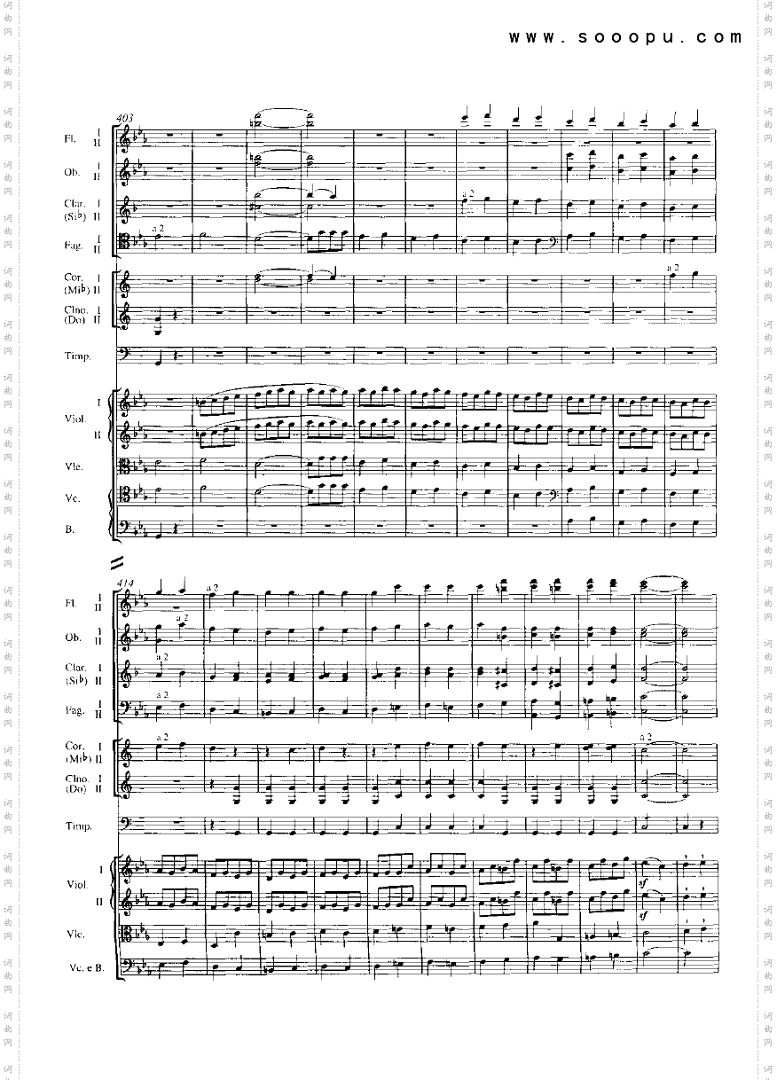 c小调第五交响曲op.67乐队类管弦乐总谱