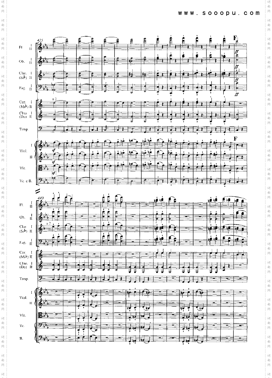 c小调第五交响曲op.67乐队类管弦乐总谱