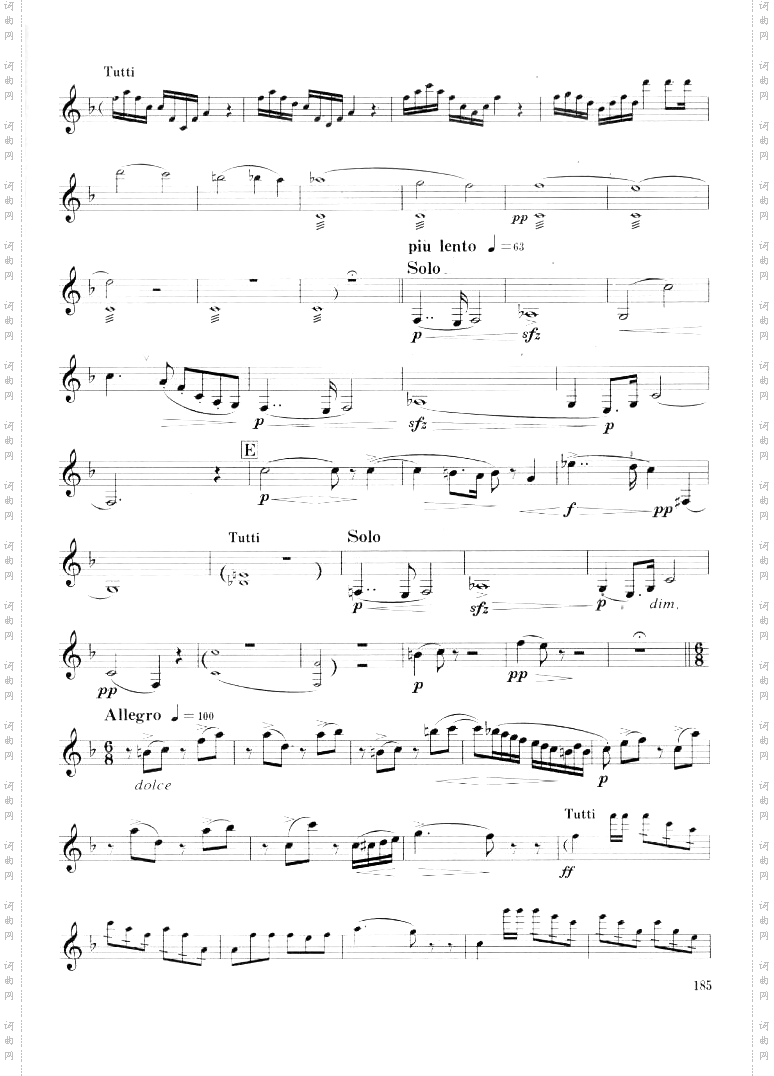 韦柏单簧管小协奏曲[德]