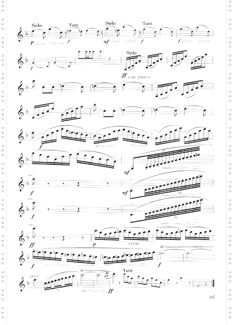 韦柏单簧管小协奏曲[德]