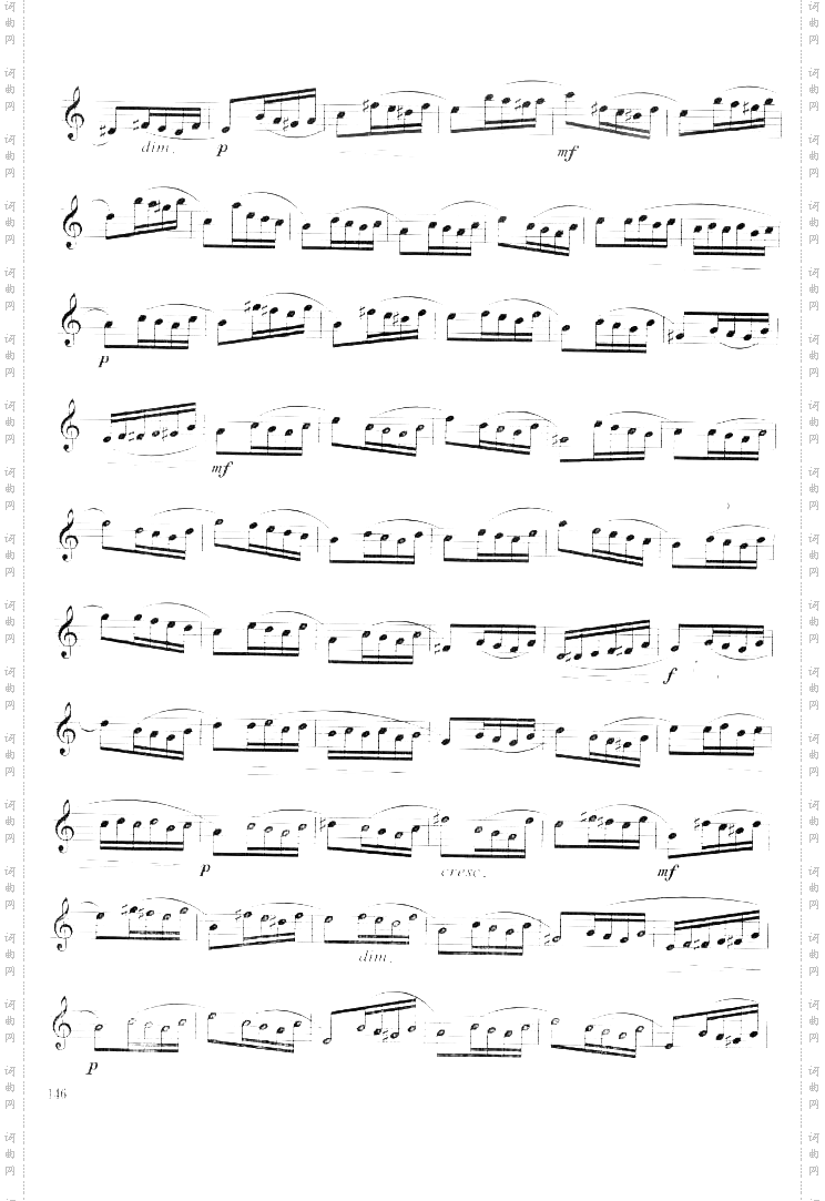 克洛捷练习曲[法]