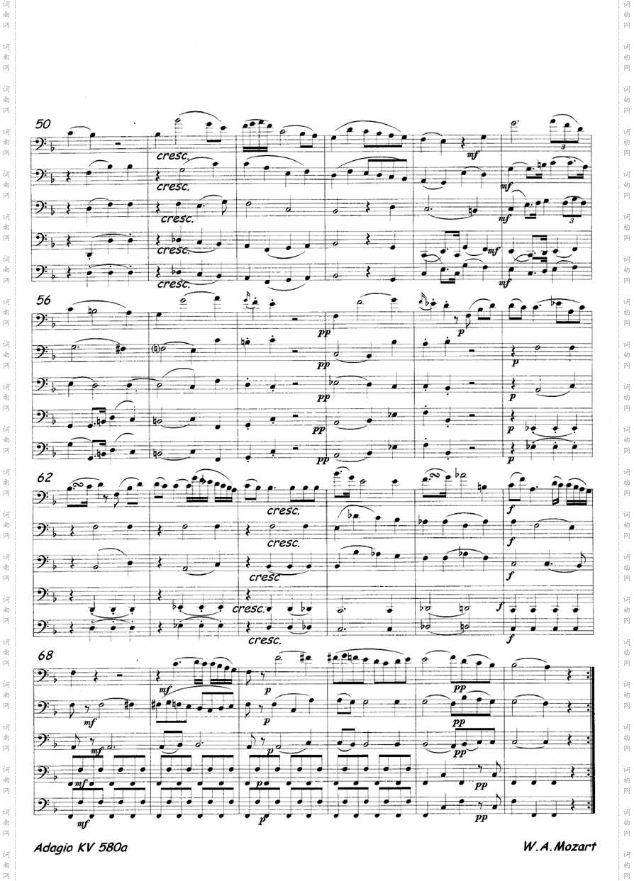 agagio f dur kv 580