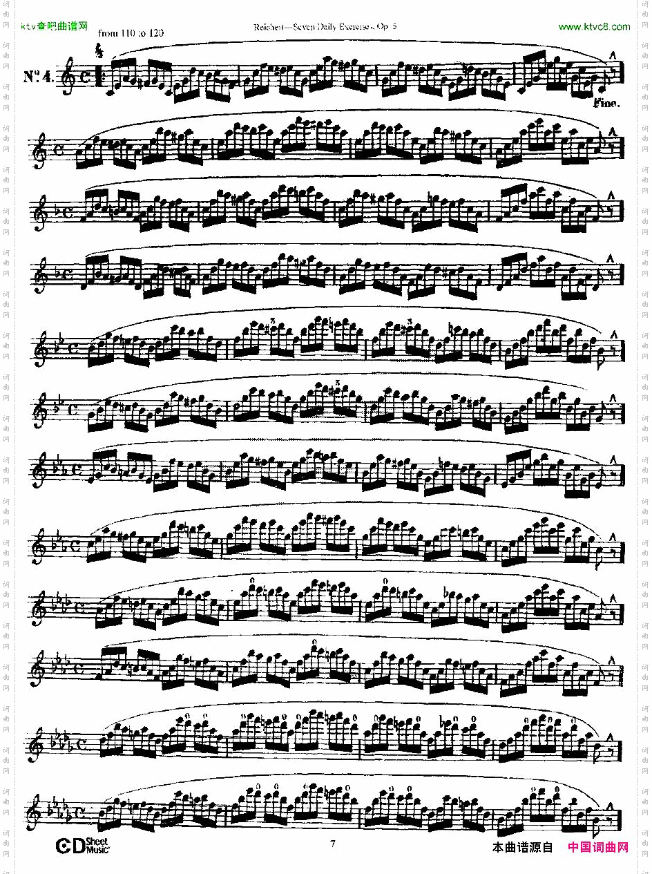 SevenDailyExercises,Op.5每日练习七首，作品5号