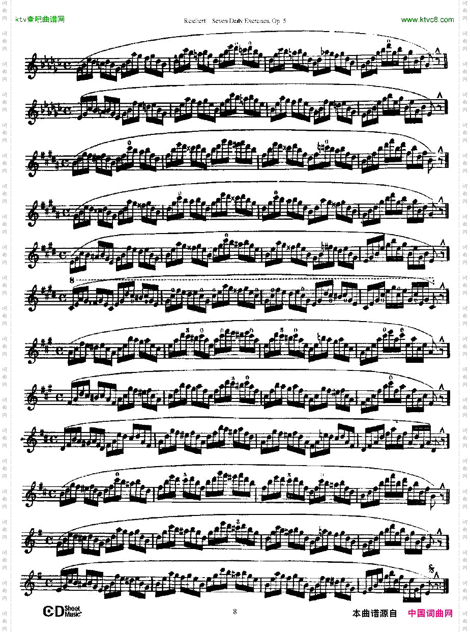 SevenDailyExercises,Op.5每日练习七首，作品5号