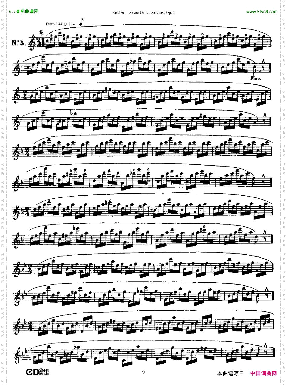 SevenDailyExercises,Op.5每日练习七首，作品5号