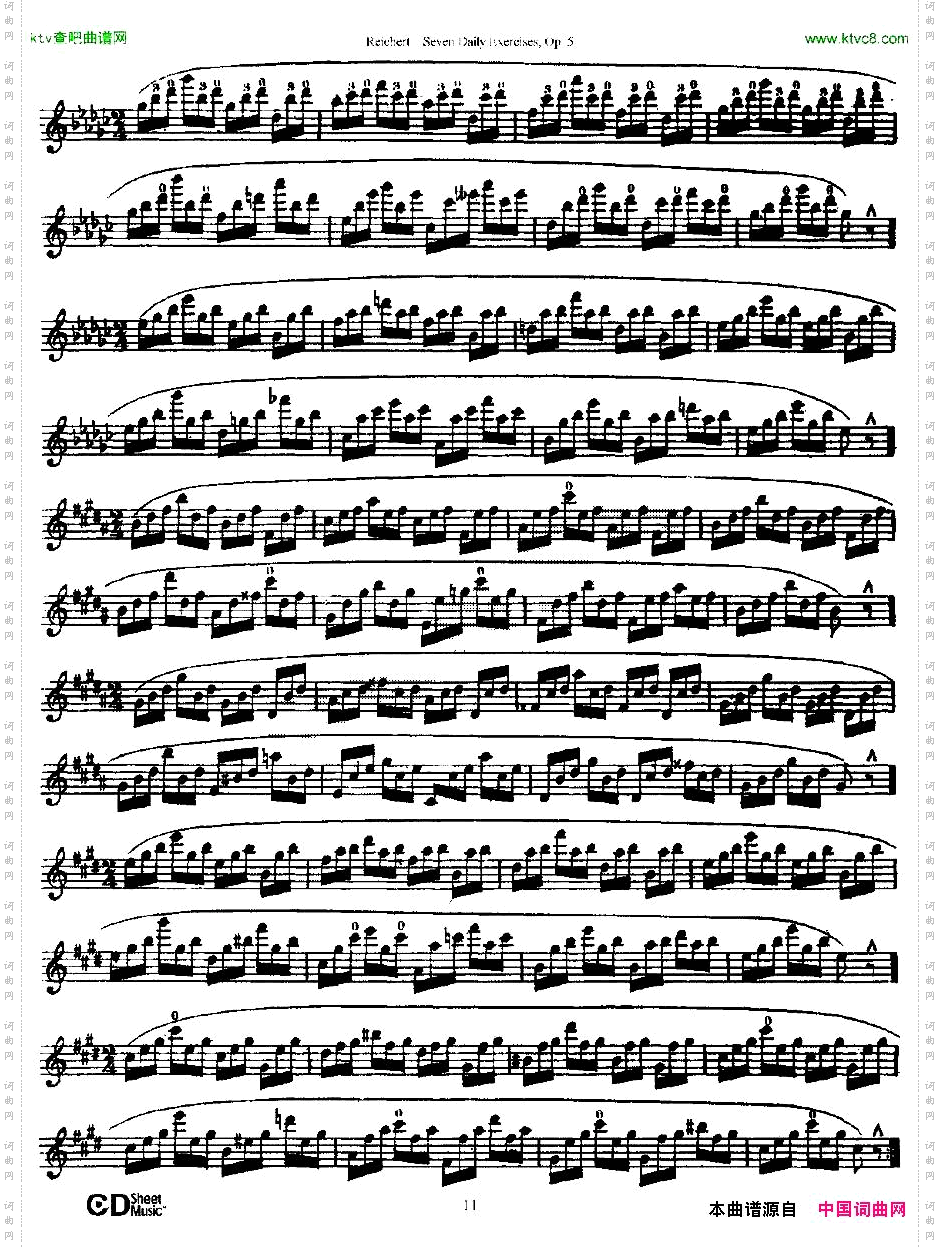 SevenDailyExercises,Op.5每日练习七首，作品5号