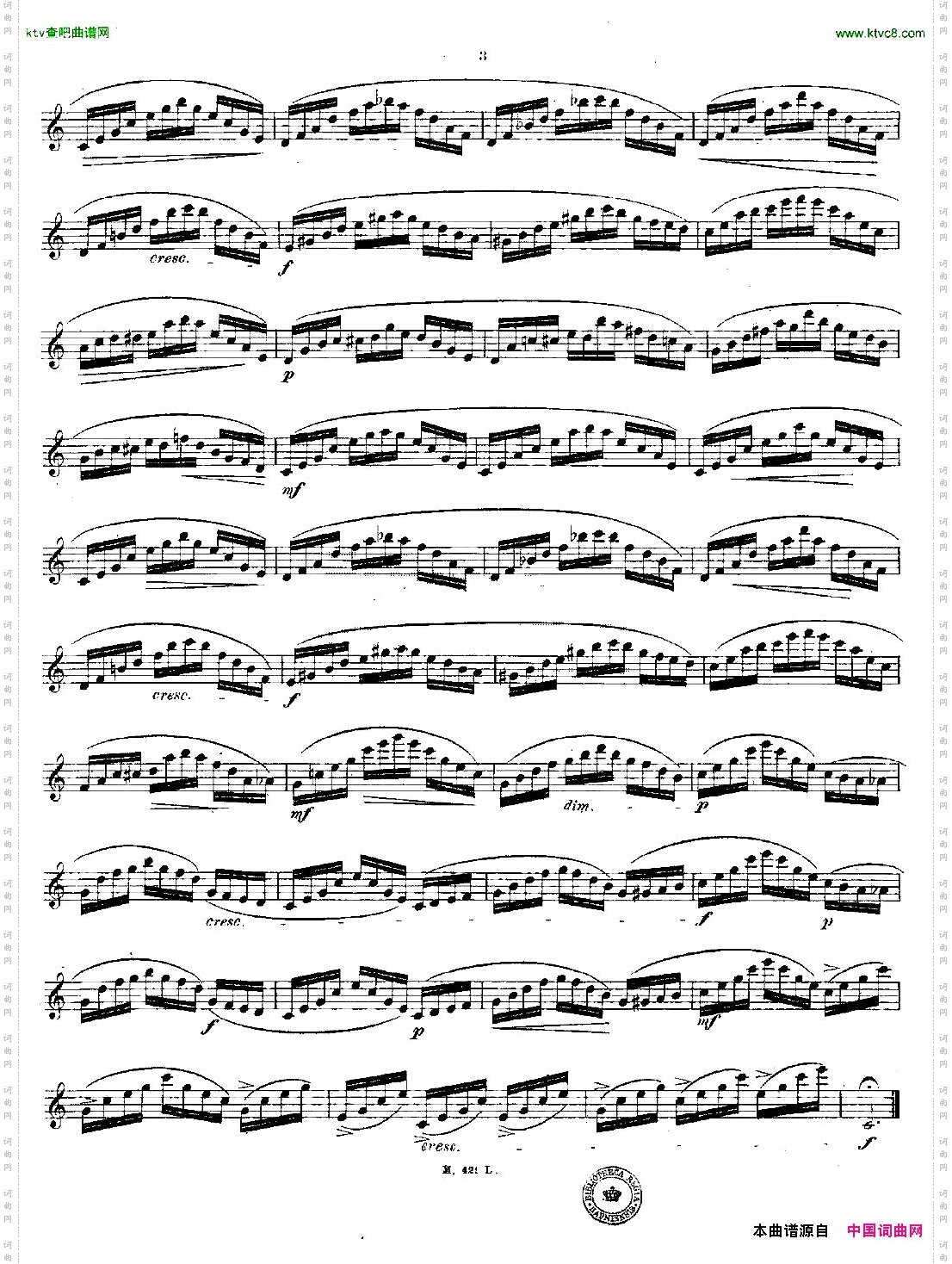 24首长笛练习曲Op.15之1—5