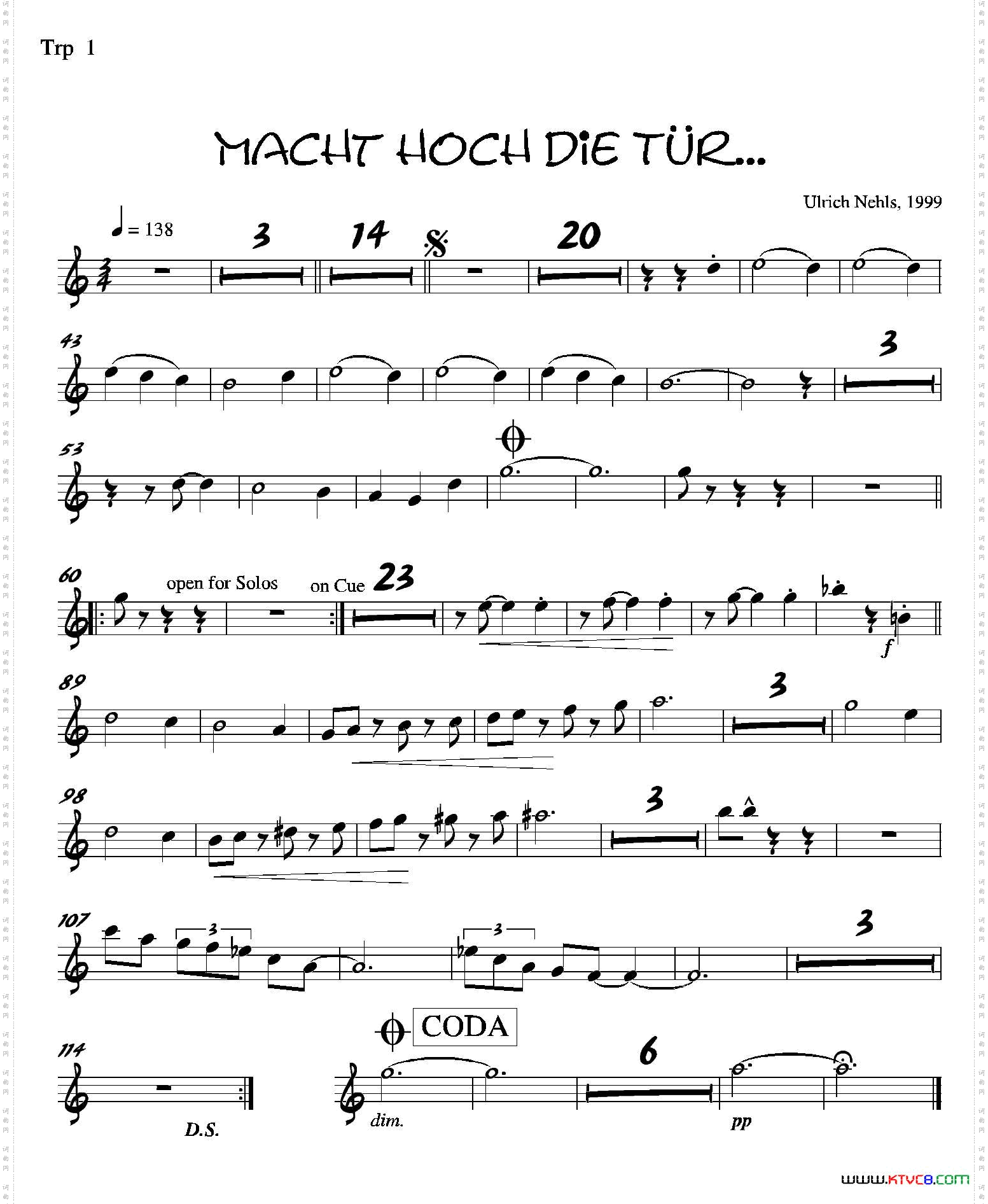 MachtHochDieTru…第一长号分谱_Macht Hoch Die Tru…第一长号分谱