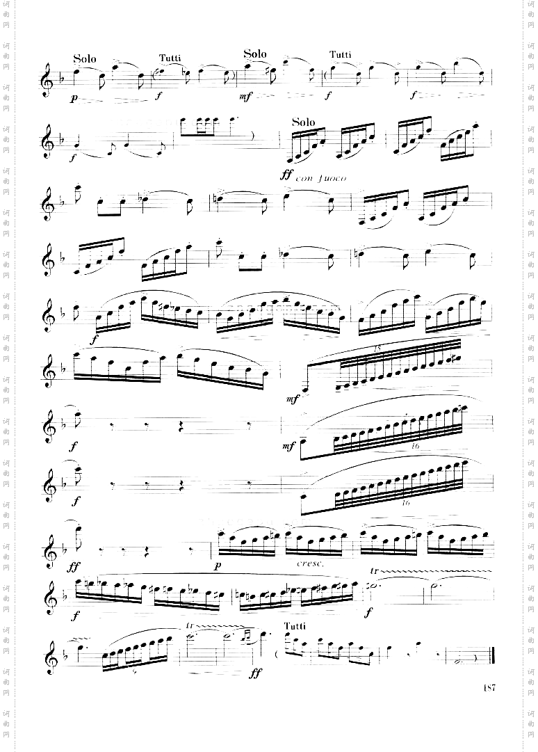 韦柏单簧管小协奏曲[德]