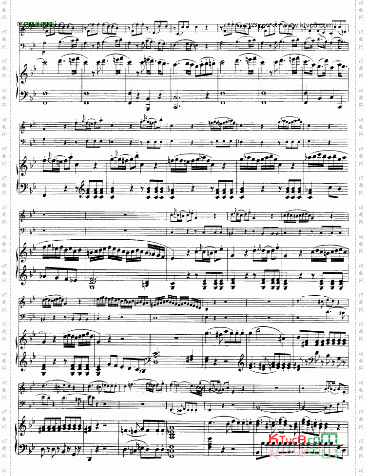 PianoTrioinB-flatMajorK.502