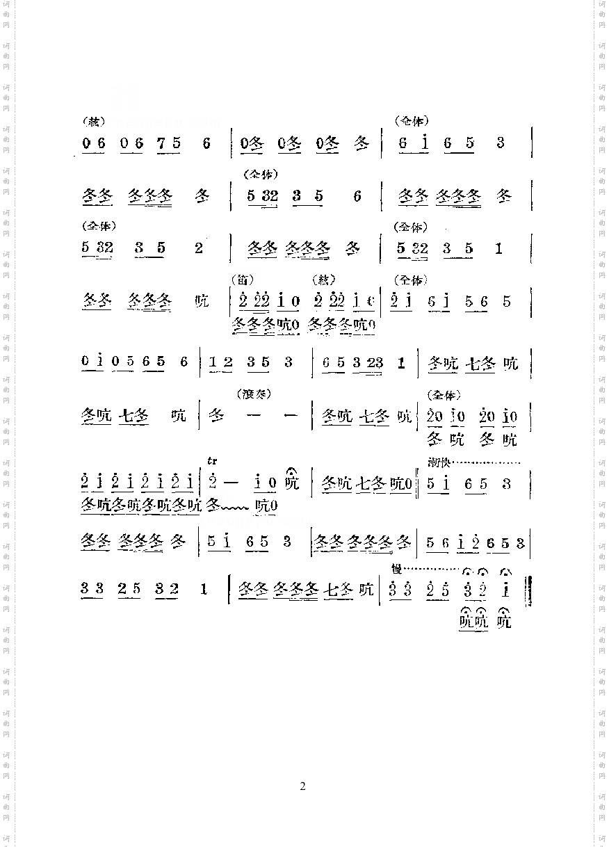 击鼓催花—国乐合奏曲乐队类民乐合奏