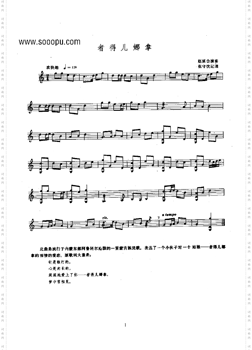 者得儿娜拿—三弦民乐类其他乐器