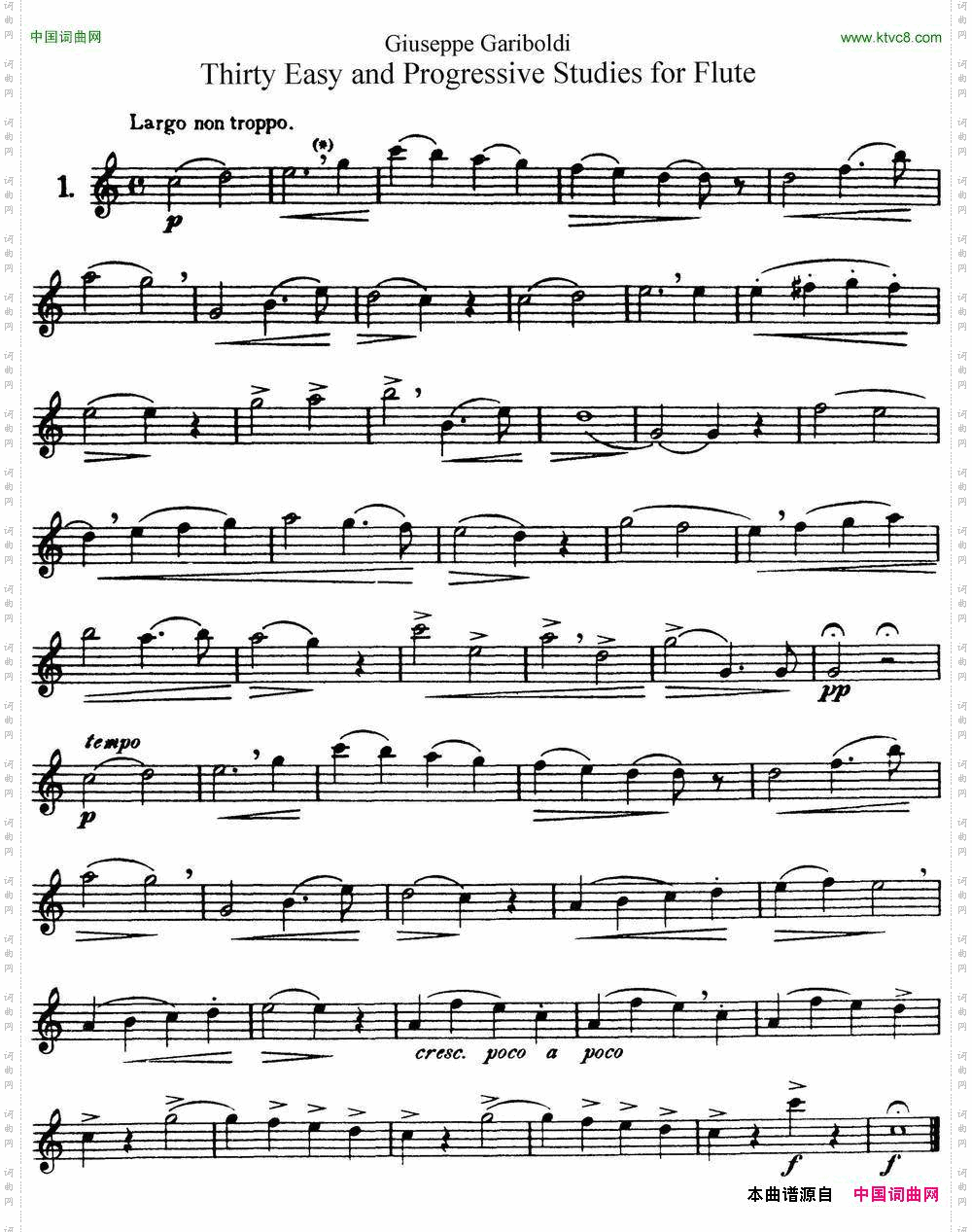 三十首基础及提高练习曲NO.1