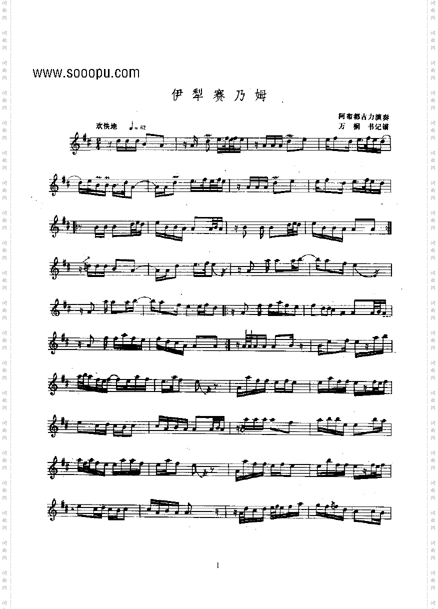 伊犁赛乃姆—苏纳依民乐类其他乐器
