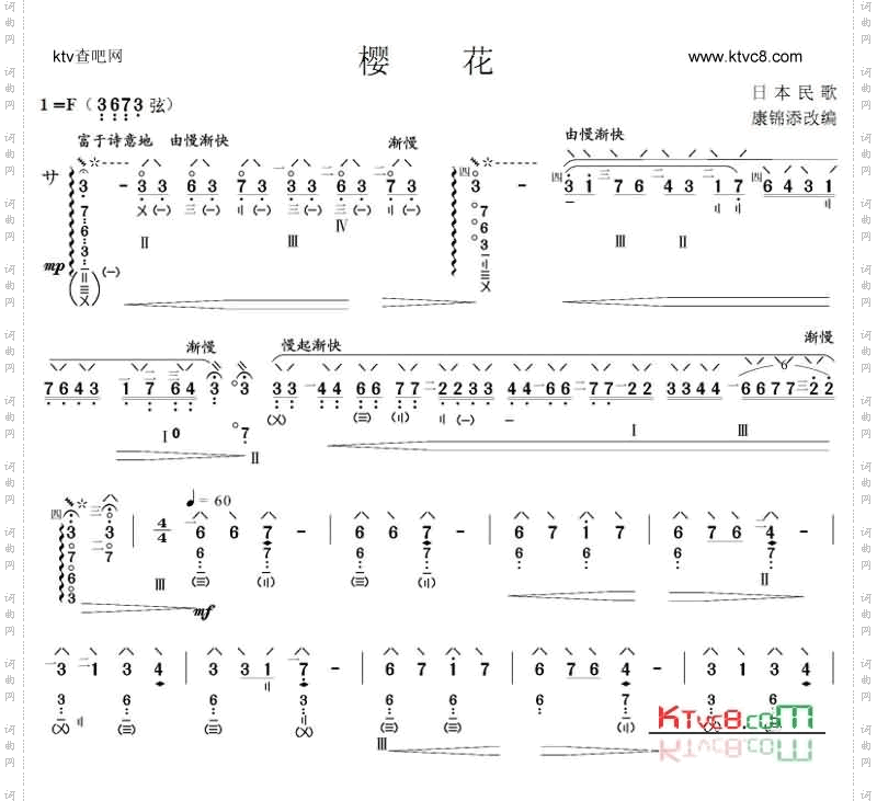 樱花琵琶曲