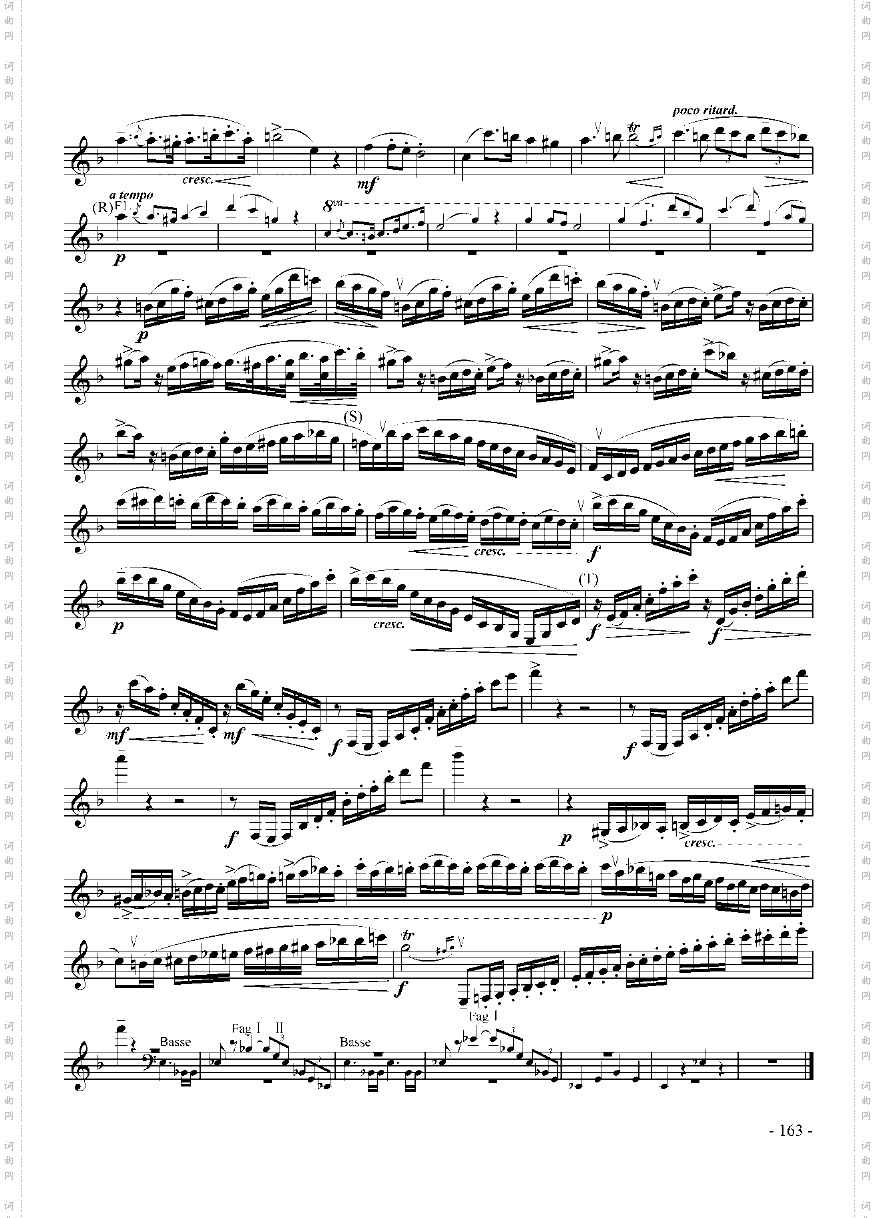 十级外国乐曲《第二协奏曲》管乐类单簧管