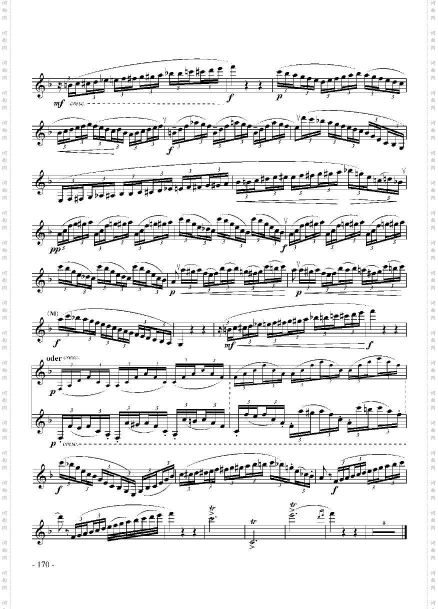 十级外国乐曲《第二协奏曲》管乐类单簧管