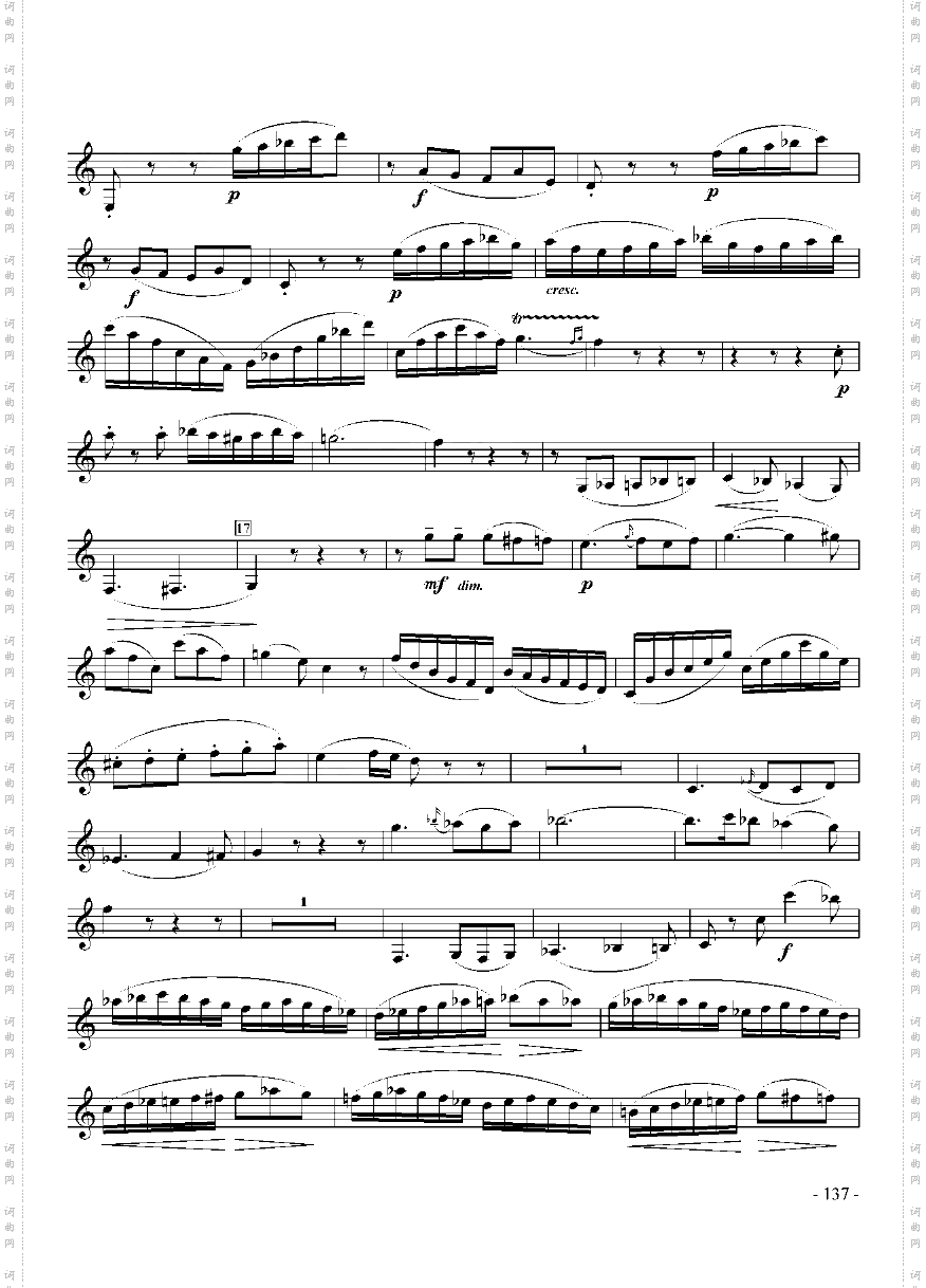 A大调协奏曲_九级外国乐曲管乐类单簧管
