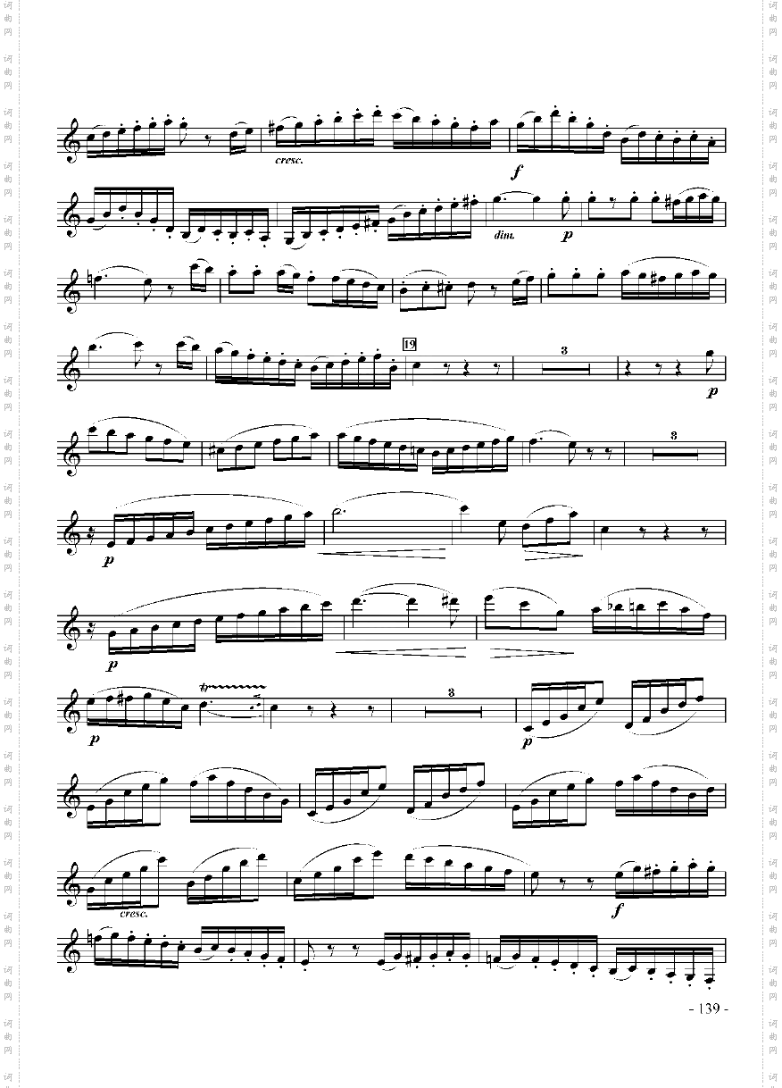 A大调协奏曲_九级外国乐曲管乐类单簧管