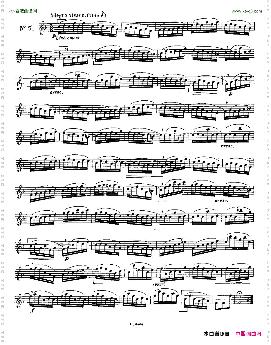 15首如歌的练习曲之1—5