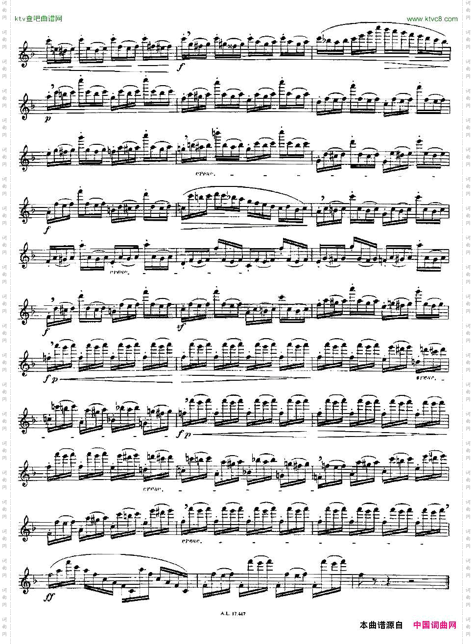 Moyse-25StudiesafterCzernyflute325首改编自车尔尼作品的练习曲
