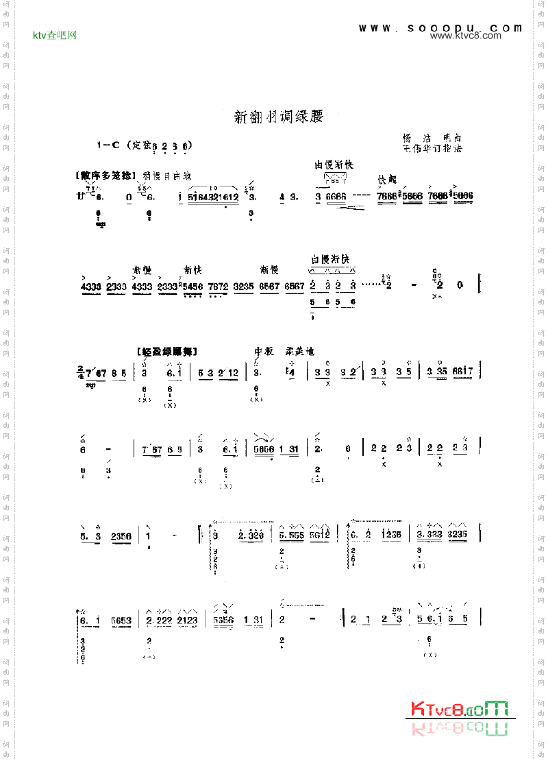 新翻羽调绿腰民乐类琵琶