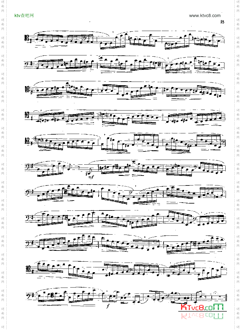 大管高级练习曲[经典练习曲50条]管乐类大管
