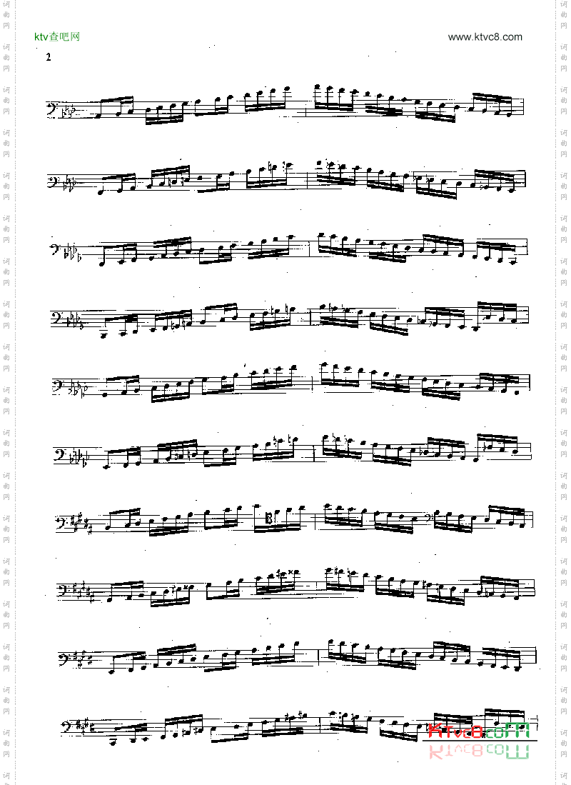 大管高级练习曲[每日练习]管乐类大管