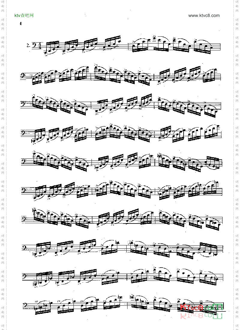 大管高级练习曲[每日练习]管乐类大管