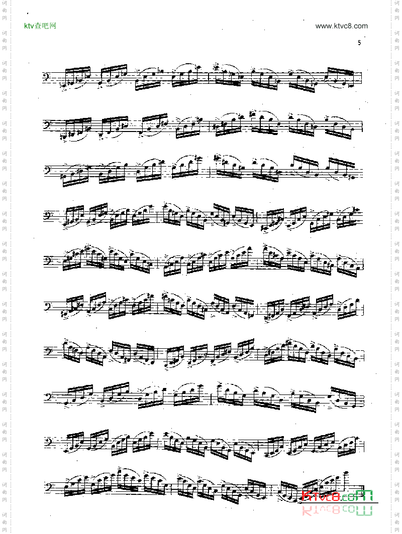 大管高级练习曲[每日练习]管乐类大管