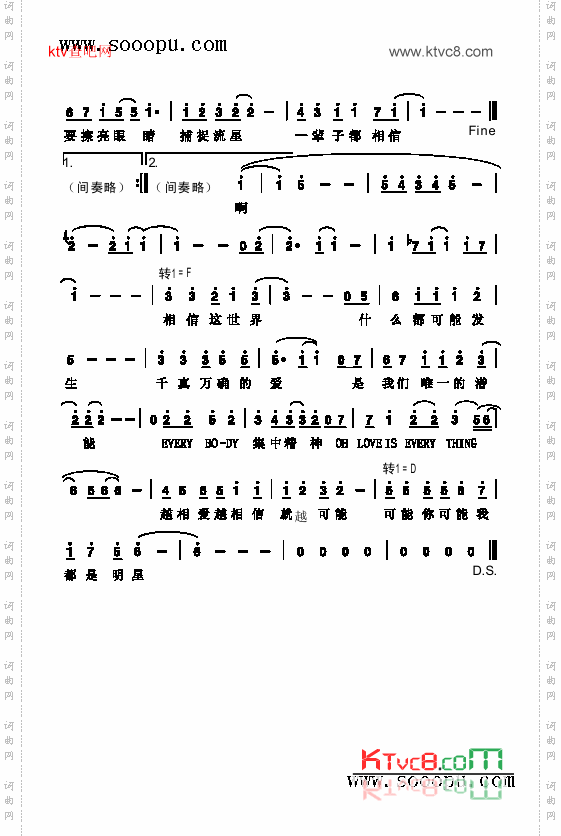 YOUMAKEMEFREE歌曲类简谱