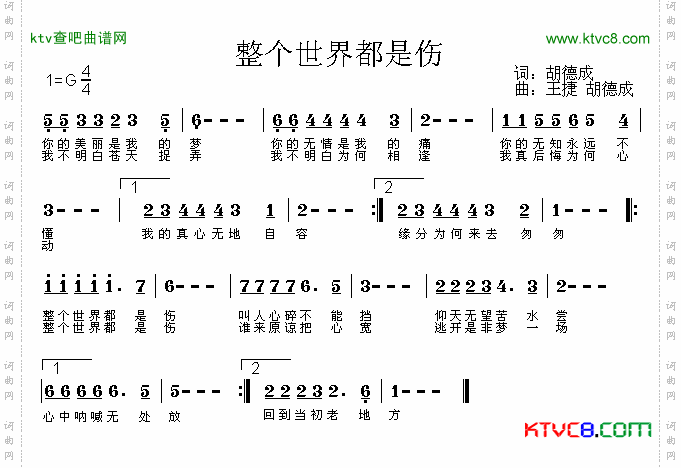 整个世界都是伤