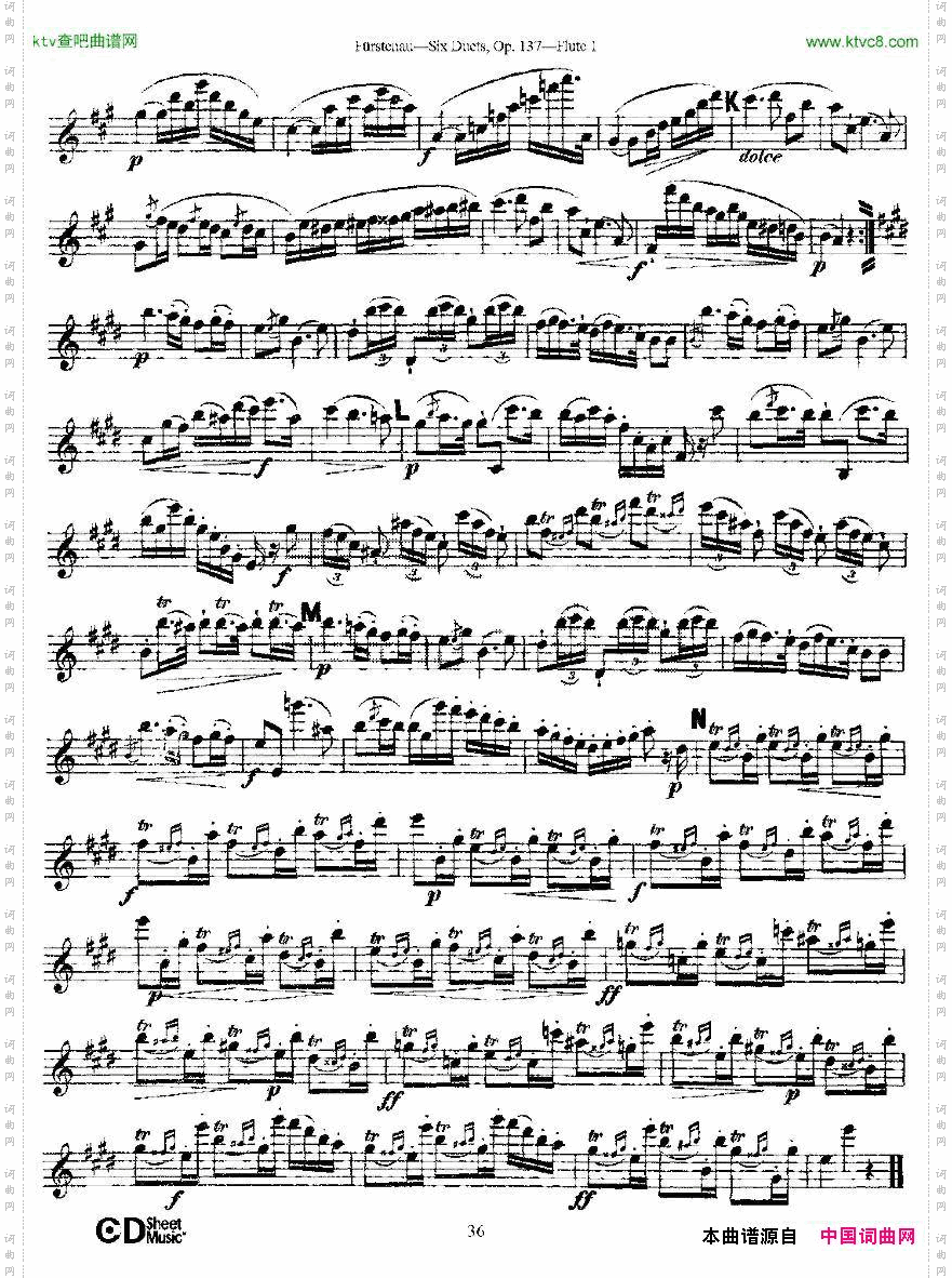 SixDuets,Op.137之六二重奏六首作品137号
