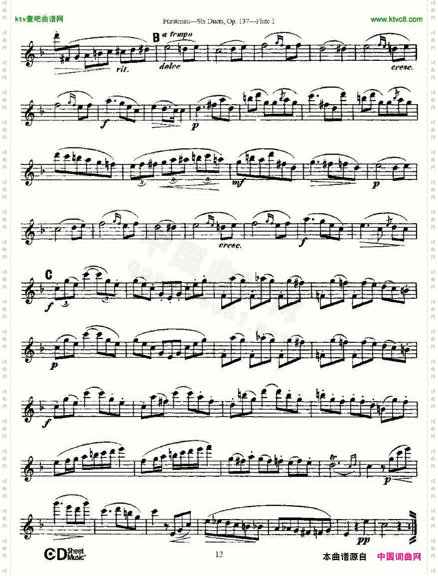 SixDuets,Op.137之三二重奏六首作品137号