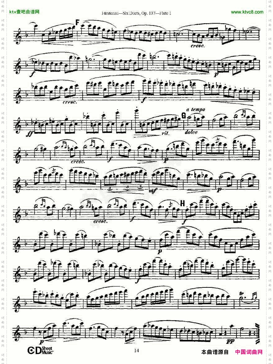 SixDuets,Op.137之三二重奏六首作品137号