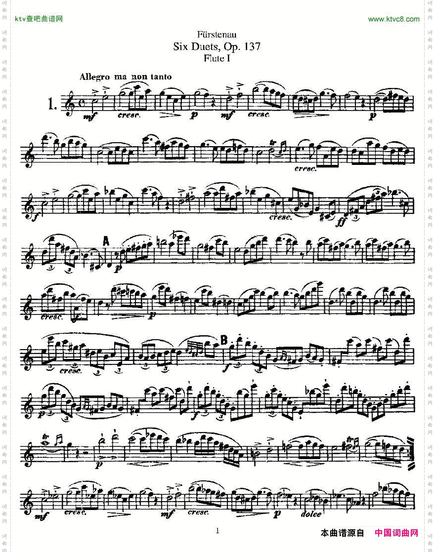 SixDuets,Op.137之一二重奏六首作品137号