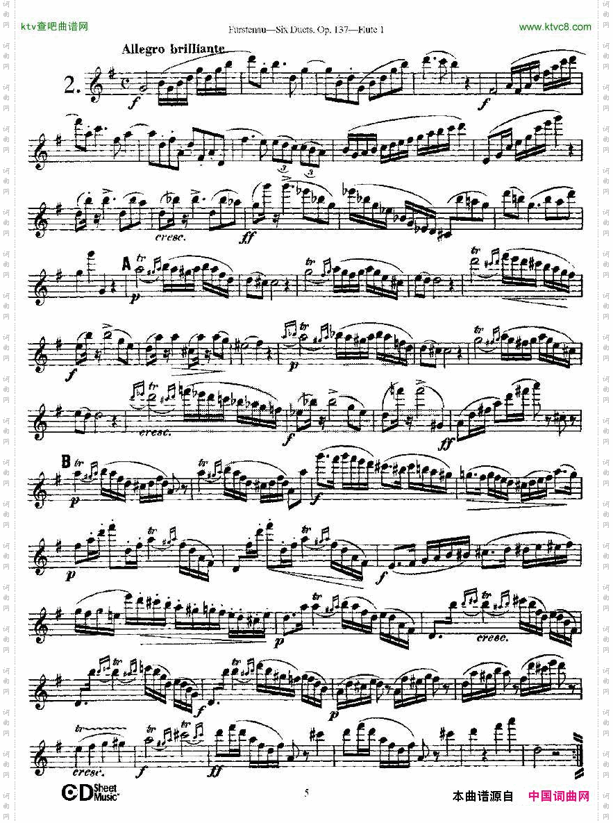 SixDuets,Op.137之二二重奏六首作品137号
