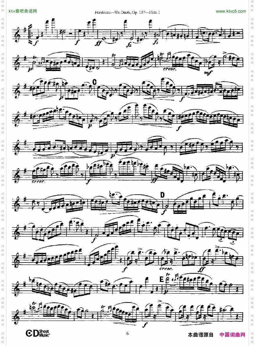 SixDuets,Op.137之二二重奏六首作品137号