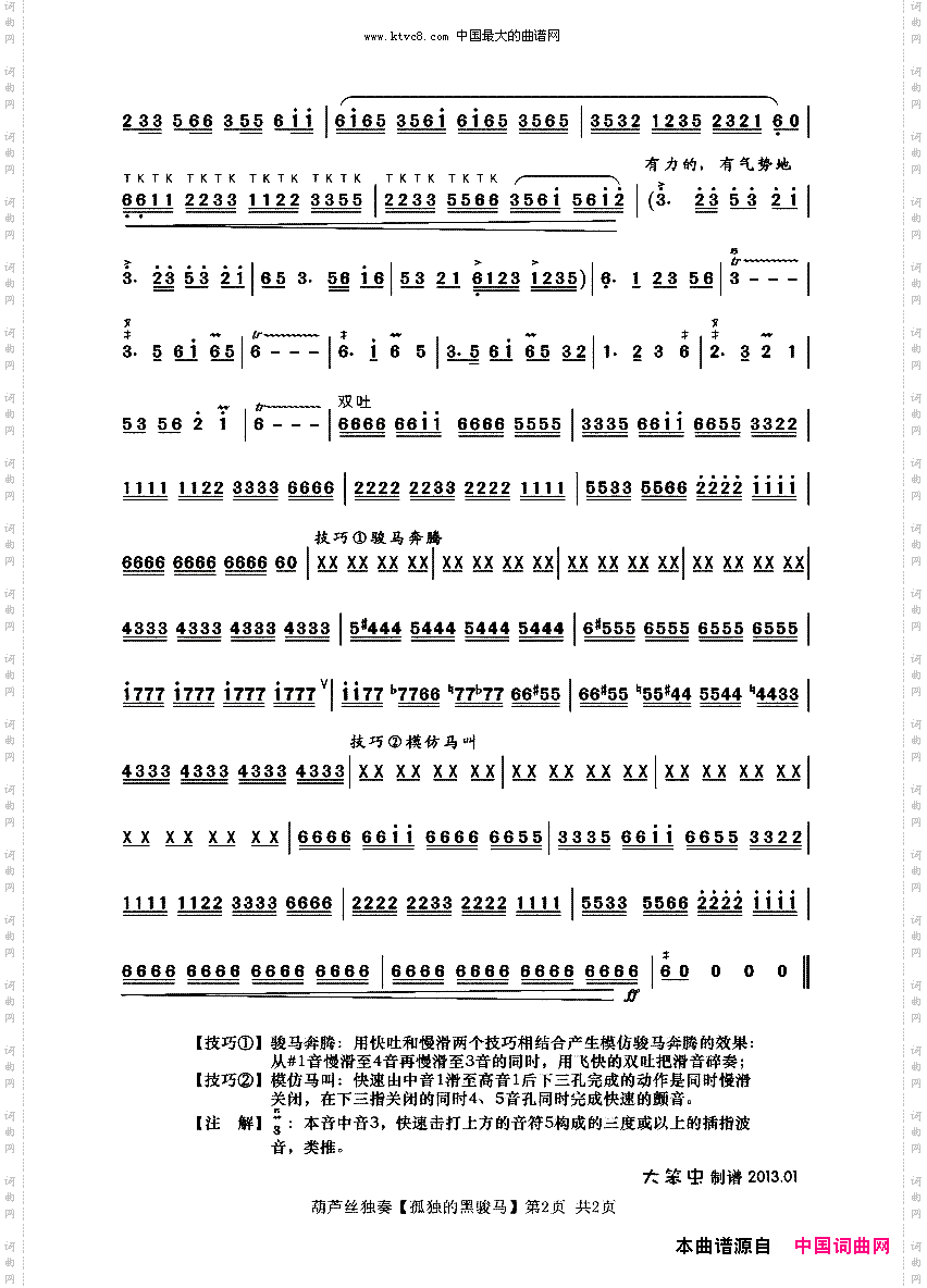 孤独的黑骏马