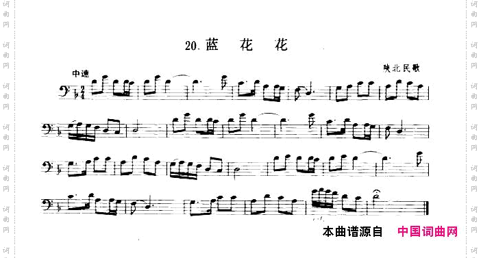 兰花花长号