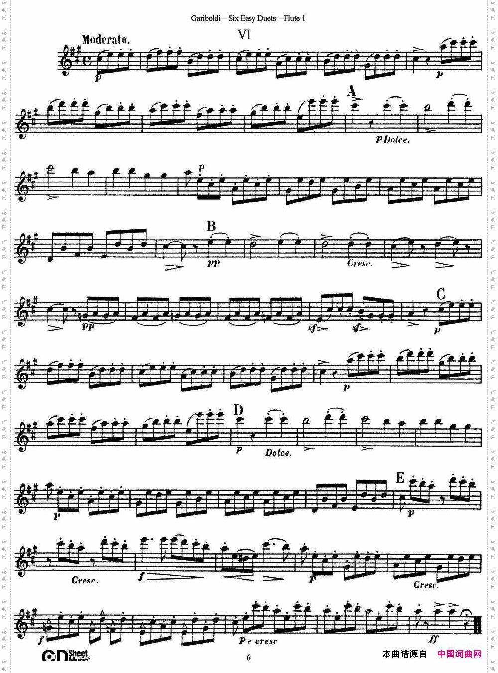 六首简易二重奏作品145号